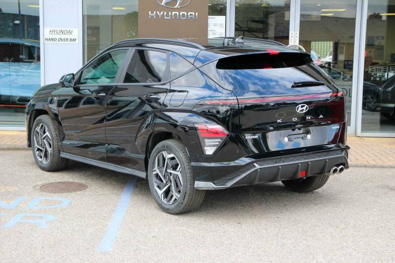 Hyundai Kona 1.6 H-gdi N Line S Dct Euro 6 Ss Black #3