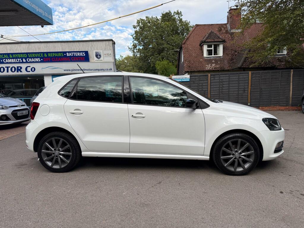 Volkswagen Polo 1.2 Tsi Bluemotion Tech Se Design Euro 6 S S White #5