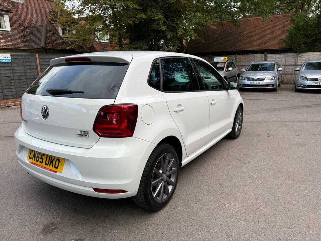 Volkswagen Polo 1.2 Tsi Bluemotion Tech Se Design Euro 6 S S White #4