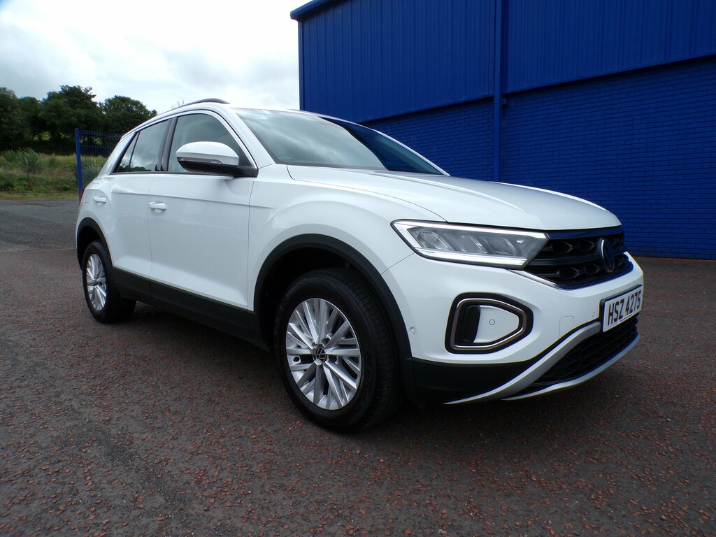 Volkswagen T-Roc 2023 Volkswagen T-roc 1.5 Life Tsi Dsg White
