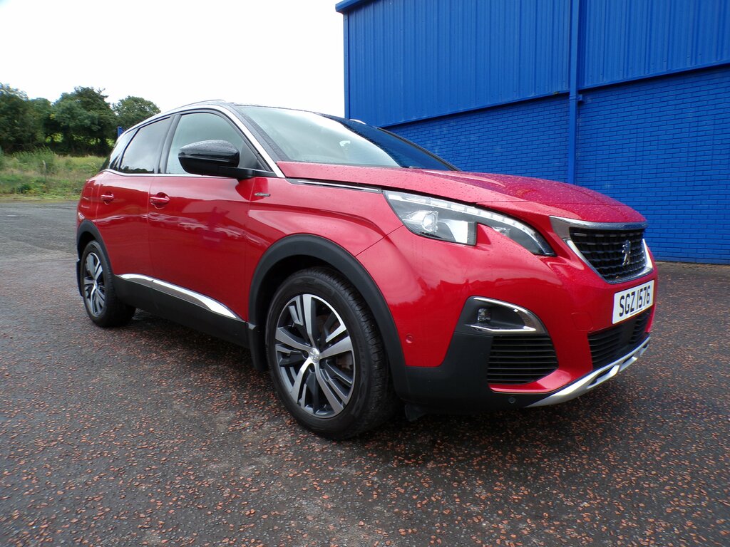 Peugeot 3008 2020 Peugeot 3008 1.5 Bluehdi Ss Gt Line Red