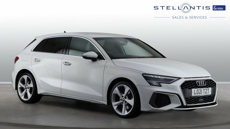 Audi A3 1.0 Tfsi 30 S Line Sportback S Tronic E White