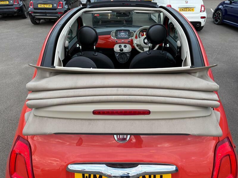 Fiat 500C Manual Red #6