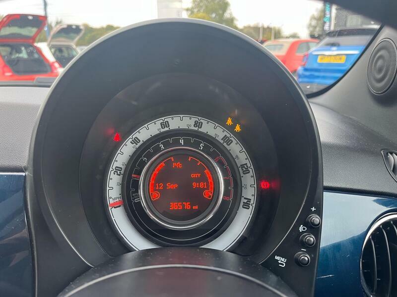 Fiat 500 Manual Blue #3