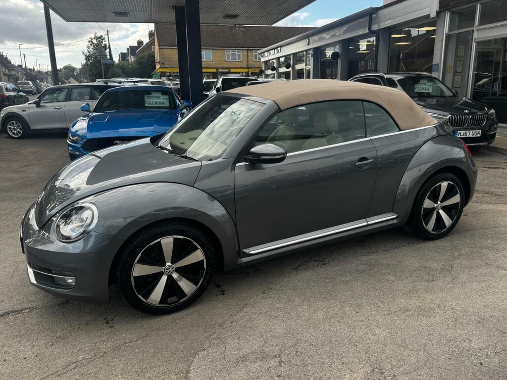 Volkswagen Beetle 2.0 Tdi Bluemotion Tech Design Cabriolet Euro 6 S Grey #4
