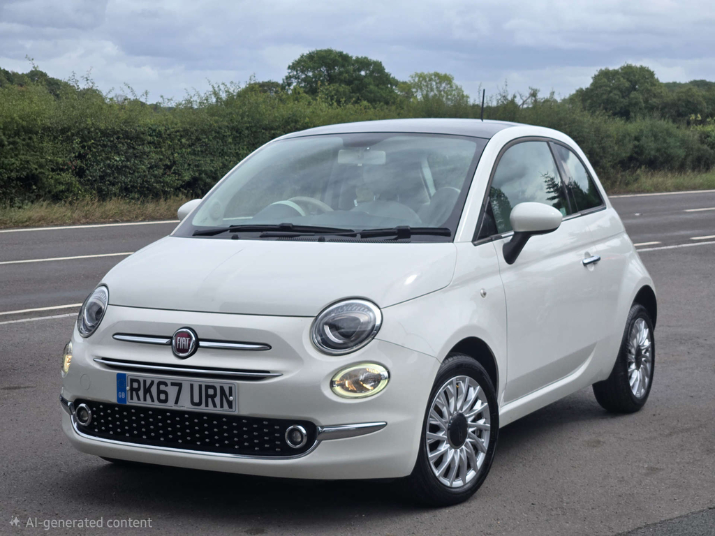 Fiat 500 Lounge Semi-auto White #2