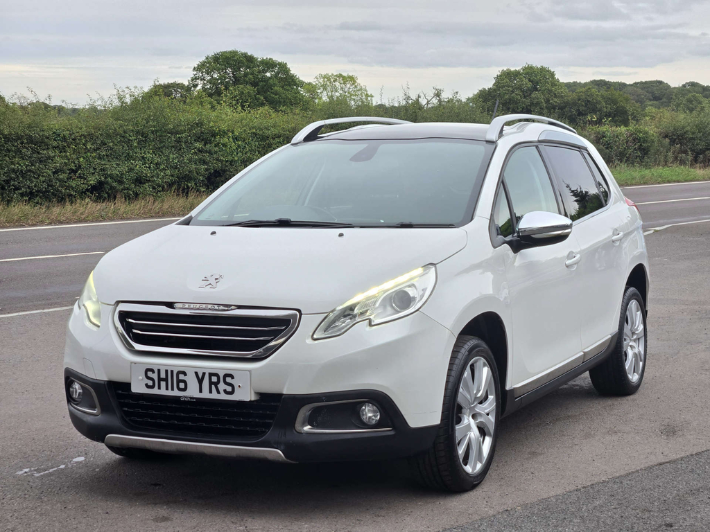 Peugeot 2008 Allure Blue Hdi White #2