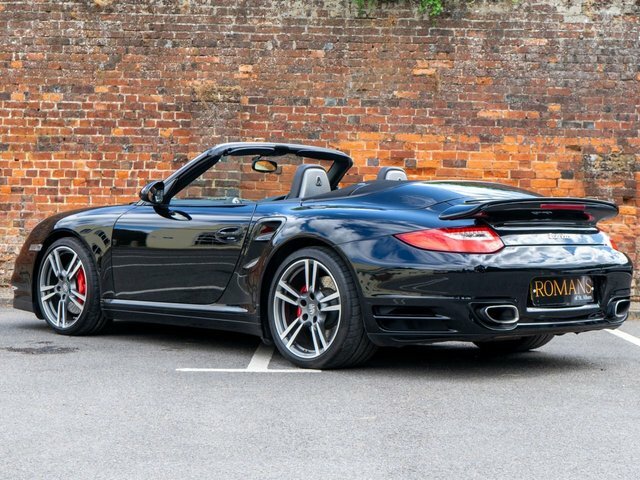 Porsche 911 3.8 997 Turbo Cabriolet Pdk Awd 268 G Black #3