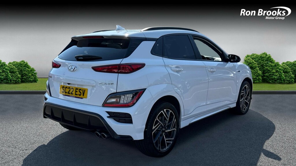 Hyundai Kona 1.0 T-gdi Mhev N Line Euro White #2