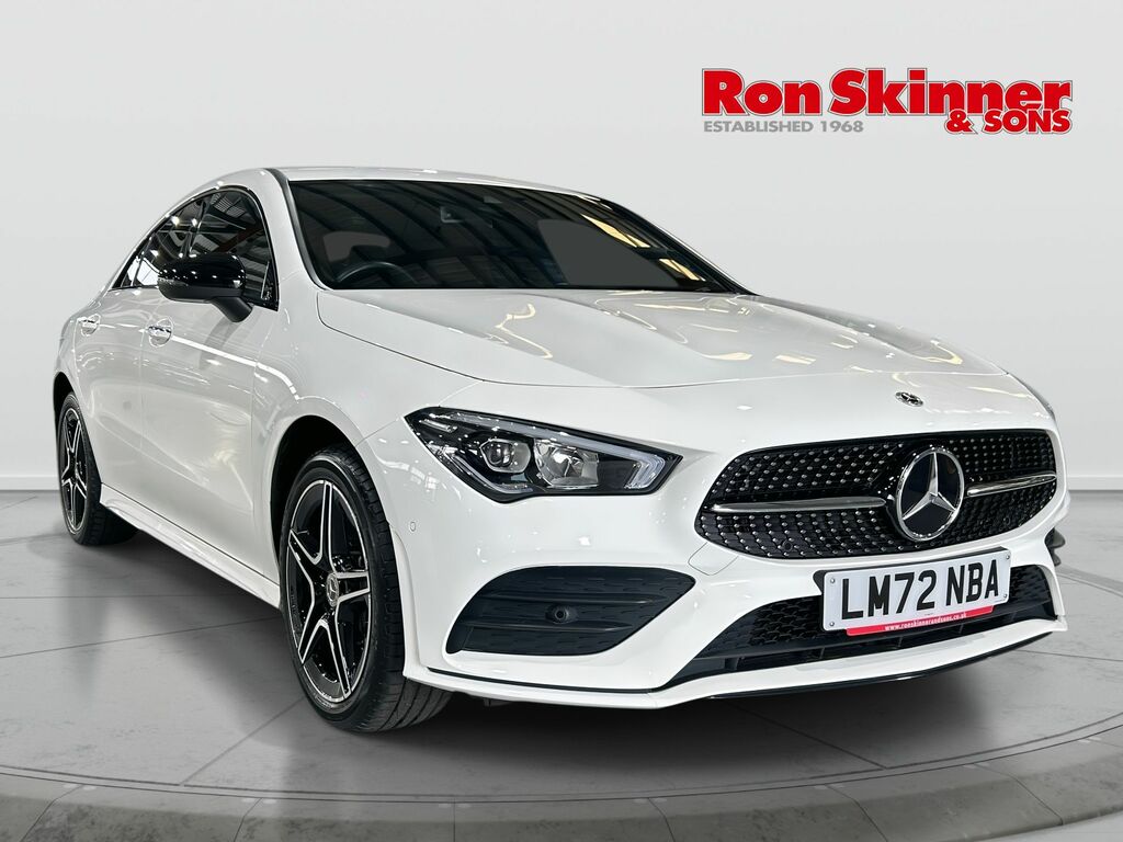 Mercedes-Benz CLA Class 1.3 Cla250e 15.6Kwh Amg Line Premium Coupe P White