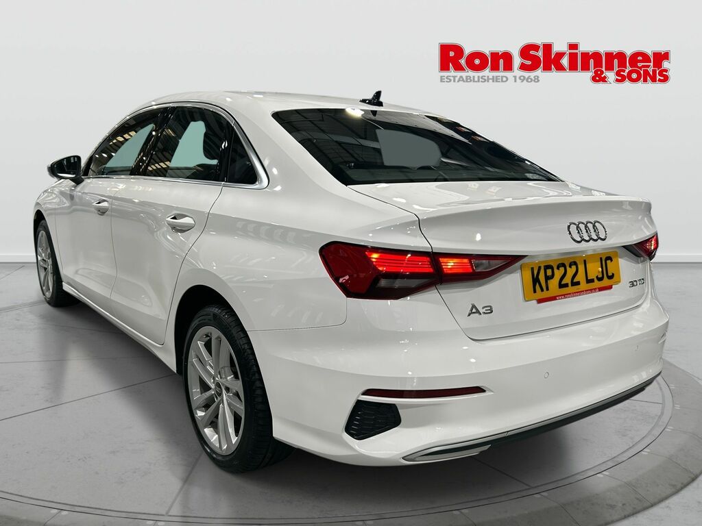 Audi A3 2.0 Tdi 30 Sport Saloon Euro 6 White #3