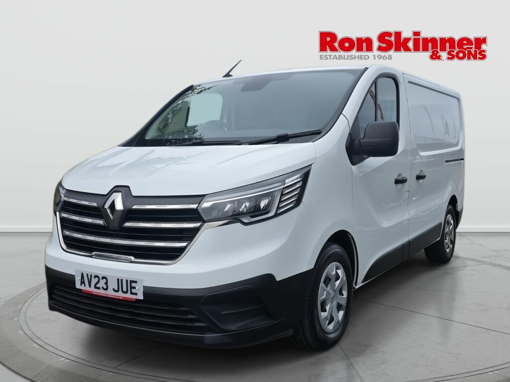 Renault Trafic 2.0 Dci Blue Sl30 Business Panel Van M AV23JUE White #2