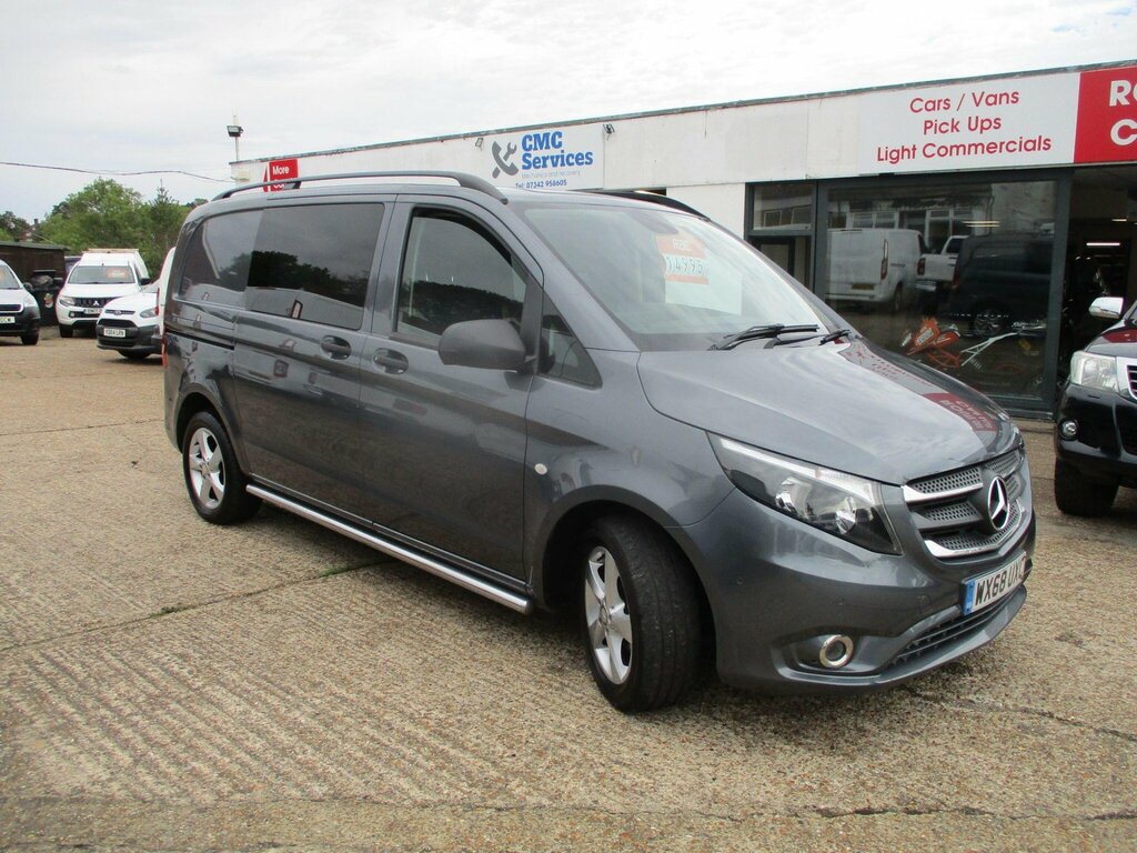 Mercedes-Benz Vito 2.1 116 Cdi Bluetec Sport Crew Van Double Cab Grey #6