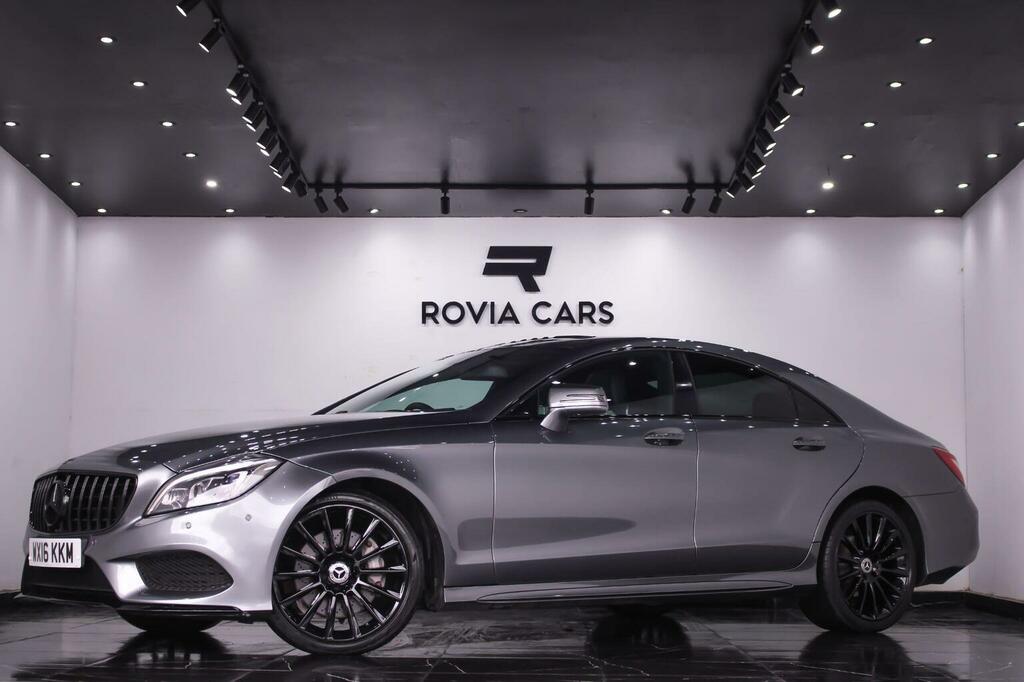 Mercedes-Benz CLS Saloon 3.0 Cls350d V6 Amg Line Premium Coupe G-t Grey #3