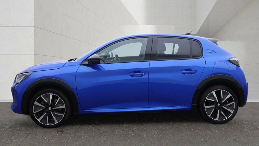 Peugeot e-208 Hatchback Blue #5