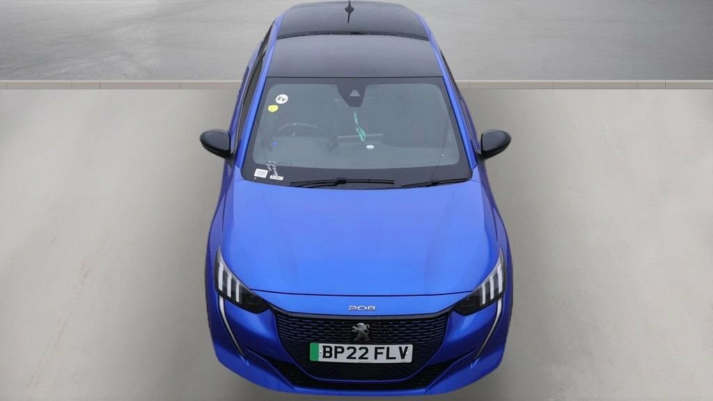Peugeot e-208 Hatchback Blue #6