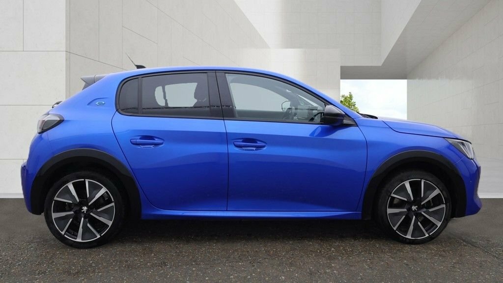 Peugeot e-208 Hatchback Blue #4