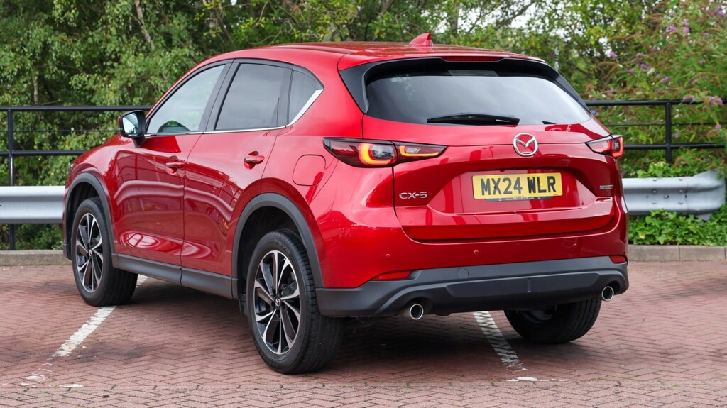 Mazda CX-5 2.0 E-skyactiv G Mhev Exclusive-line Dap MX24WLR Red #3
