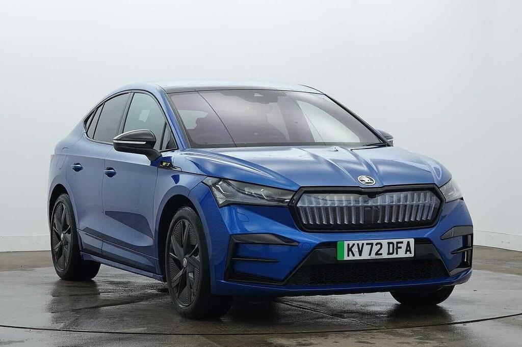 Skoda ENYAQ 220Kw Vrs 82Kwh 4X4 Heat Pump, Heads Up Blue