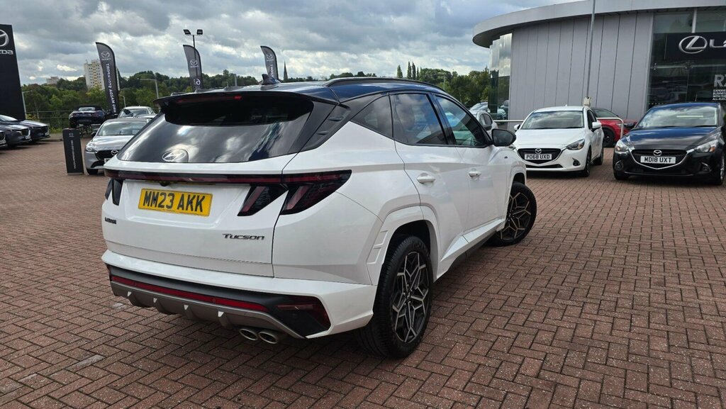 Hyundai Tucson 1.6 T-gdi N Line Euro 6 Ss White #5