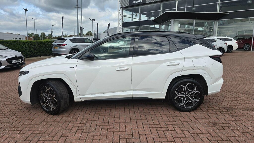 Hyundai Tucson 1.6 T-gdi N Line Euro 6 Ss White #3