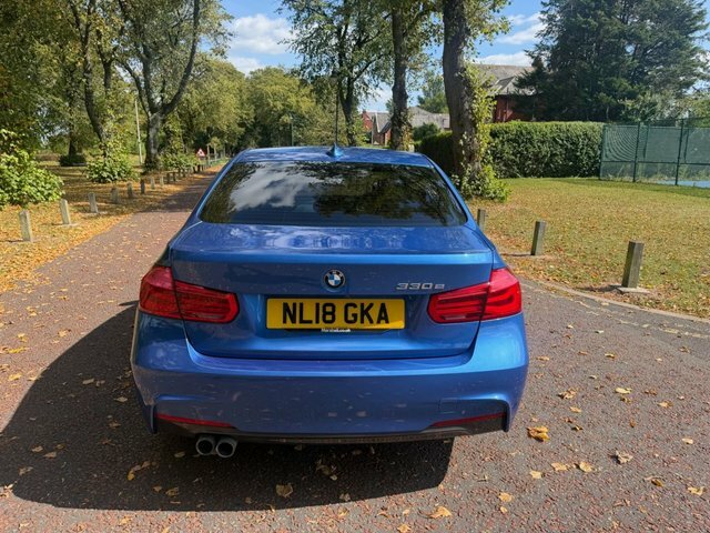 BMW 3 Series 2018 2.0 330E 7.6Kwh M Sport Saloon Plu Blue #2