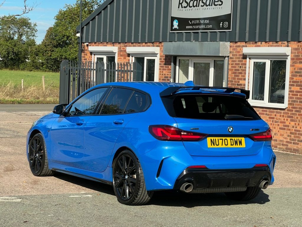 BMW 1 Series Hatchback NU70DWW Blue #2