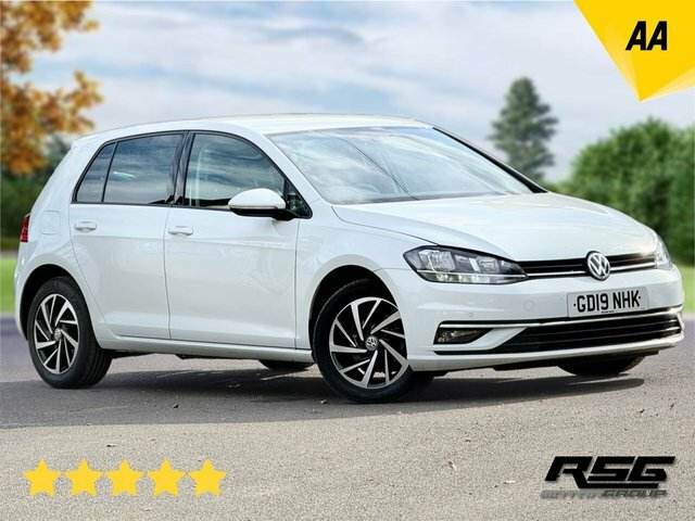 Volkswagen Golf 1.6 Tdi Match Hatchback Dsg Euro 6 S S White