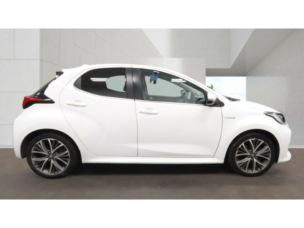 Toyota Yaris 1.5 Vvt-h Excel Hatchback Hybrid E-cvt White #5