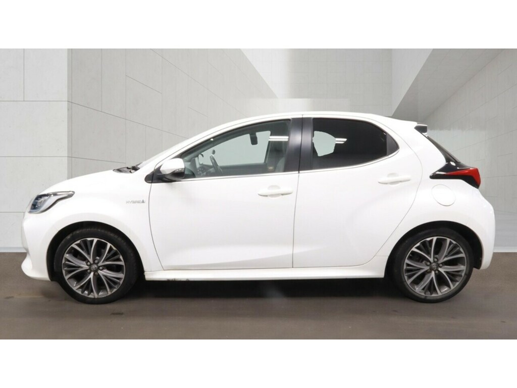 Toyota Yaris 1.5 Vvt-h Excel Hatchback Hybrid E-cvt White #6