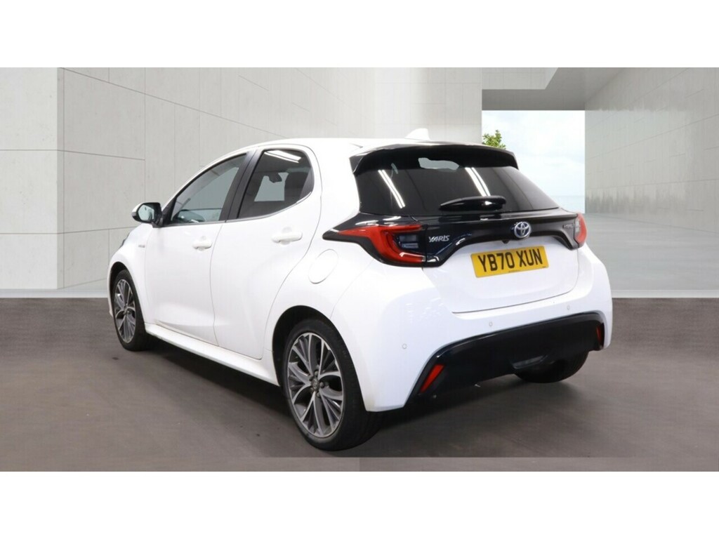 Toyota Yaris 1.5 Vvt-h Excel Hatchback Hybrid E-cvt White #3