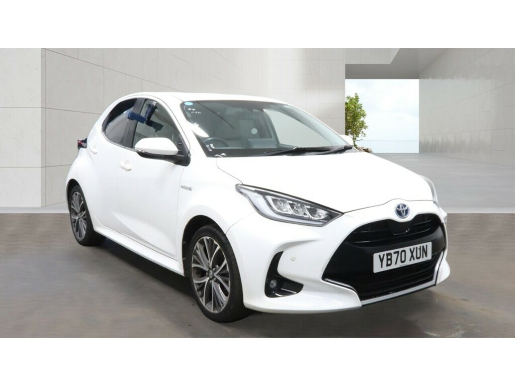 Toyota Yaris 1.5 Vvt-h Excel Hatchback Hybrid E-cvt White
