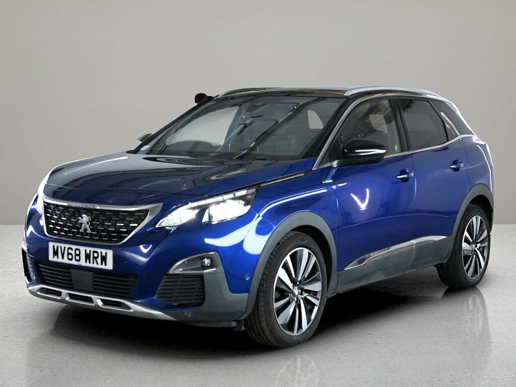 Peugeot 3008 1.5 Bluehdi Gt Line Premium Suv Blue #2