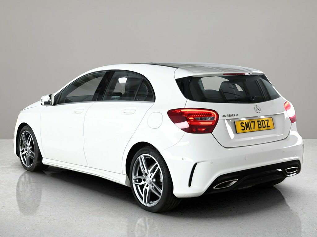Mercedes-Benz A Class 1.5 A180d Amg Line Executive Hatchback Diese White #3