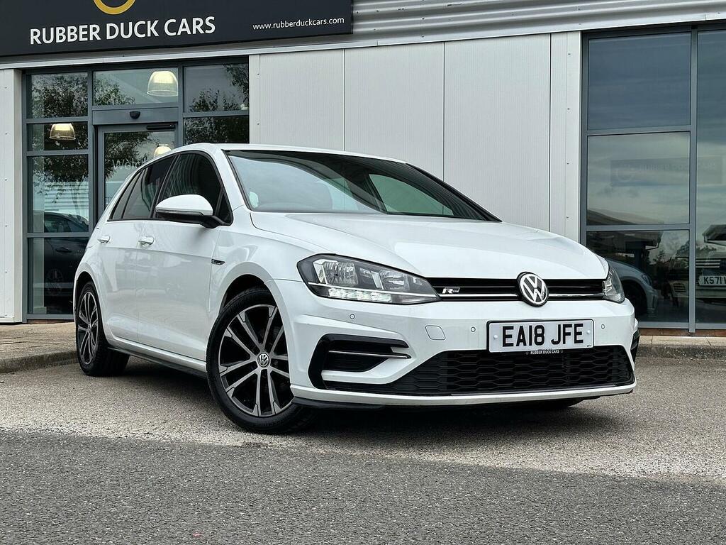 Volkswagen Golf 2.0 Tdi R-line Dsg Euro 6 Ss White