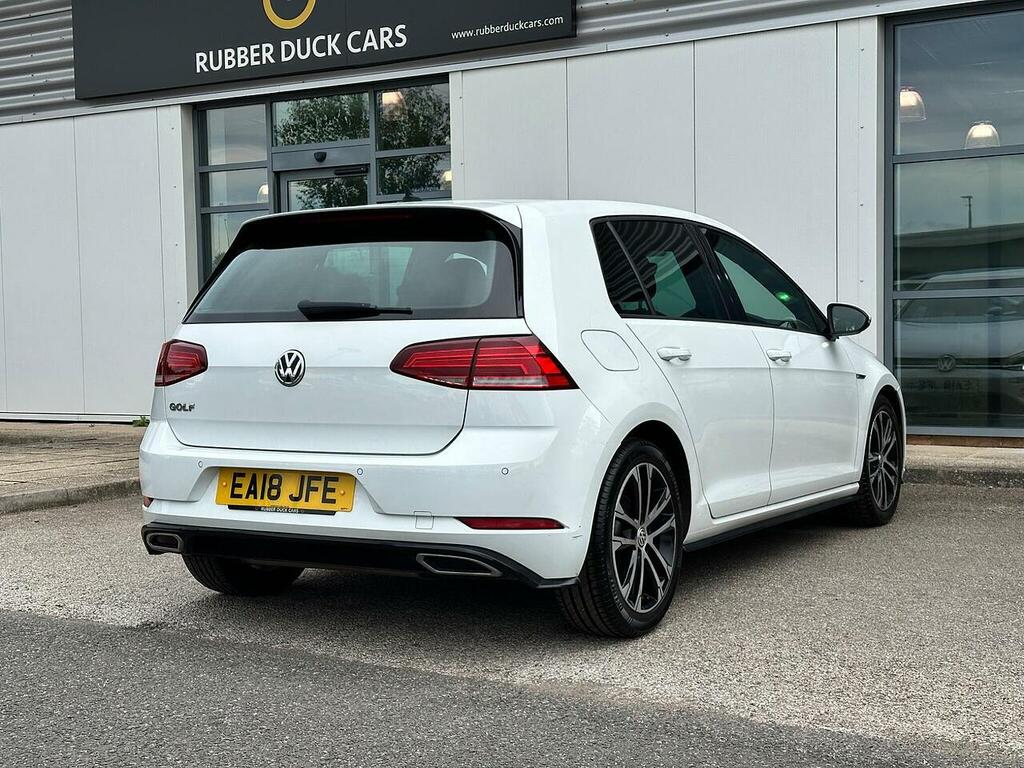 Volkswagen Golf 2.0 Tdi R-line Dsg Euro 6 Ss White #5