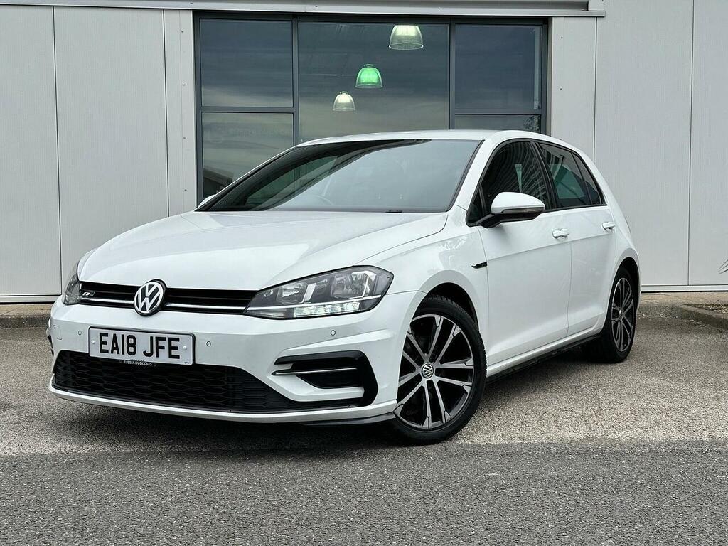 Volkswagen Golf 2.0 Tdi R-line Dsg Euro 6 Ss White #3