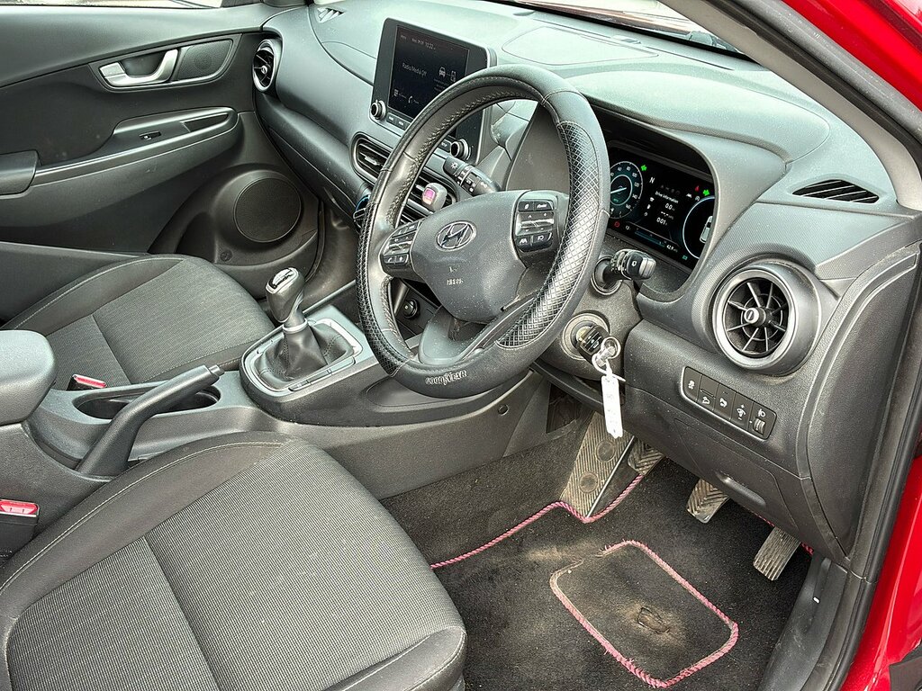 Hyundai Kona 1.0 T-gdi Mhev Se Connect Suv Hybrid Ma Red #3