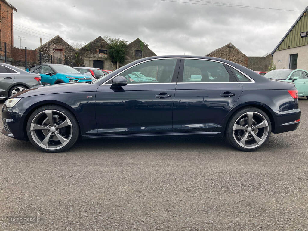 Audi A4 2.0 Tdi 190 S Line AJ66OYU Blue #5
