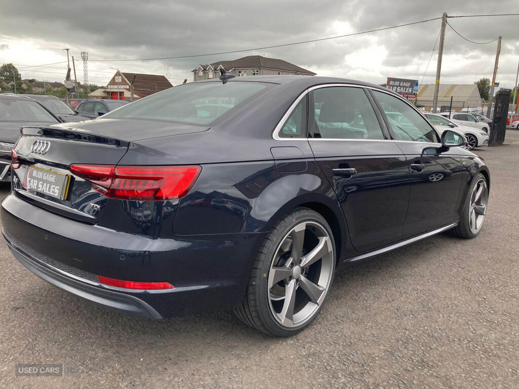 Audi A4 2.0 Tdi 190 S Line AJ66OYU Blue #6