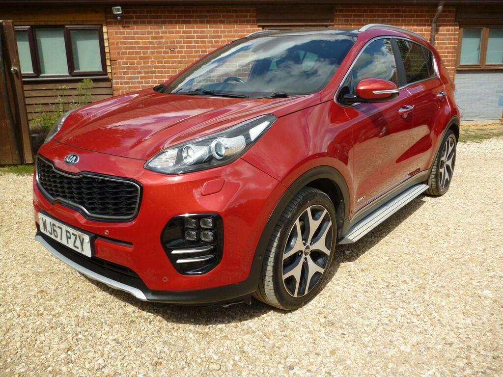 Kia Sportage Suv 2.0 Crdi Gt-line S Awd Euro 6 20176 Red
