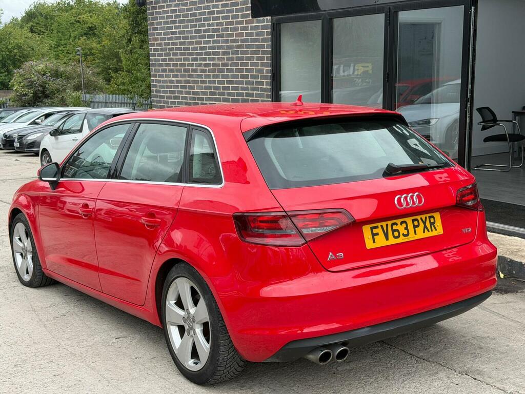 Audi A3 2.0 Tdi Sport Sportback Euro 5 Ss Red #6