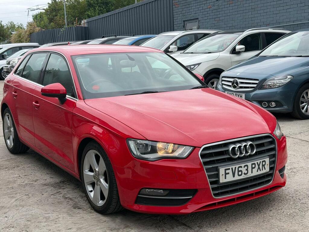 Audi A3 2.0 Tdi Sport Sportback Euro 5 Ss Red #3