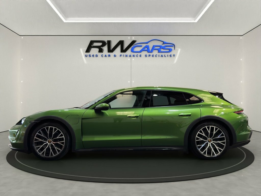 Porsche Taycan Estate Green