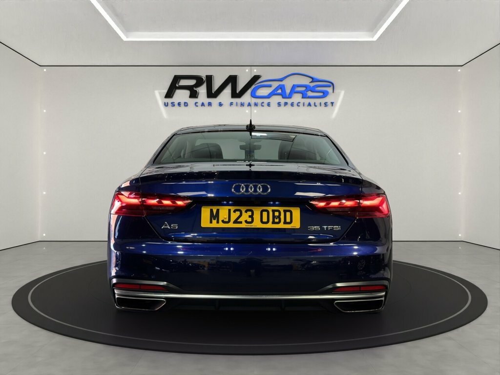 Audi A5 Coupe Blue #3