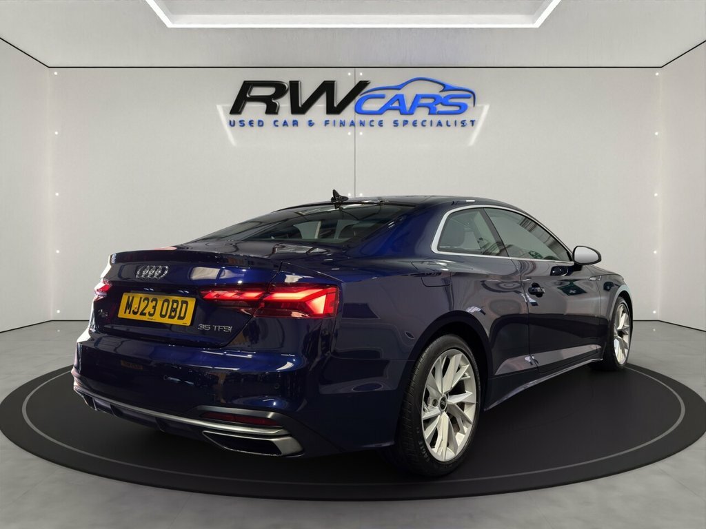 Audi A5 Coupe Blue #4