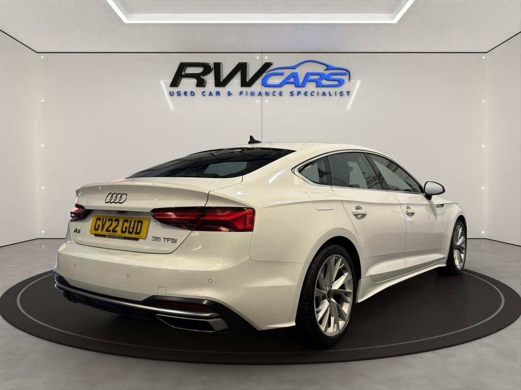 Audi A5 Hatchback White #3