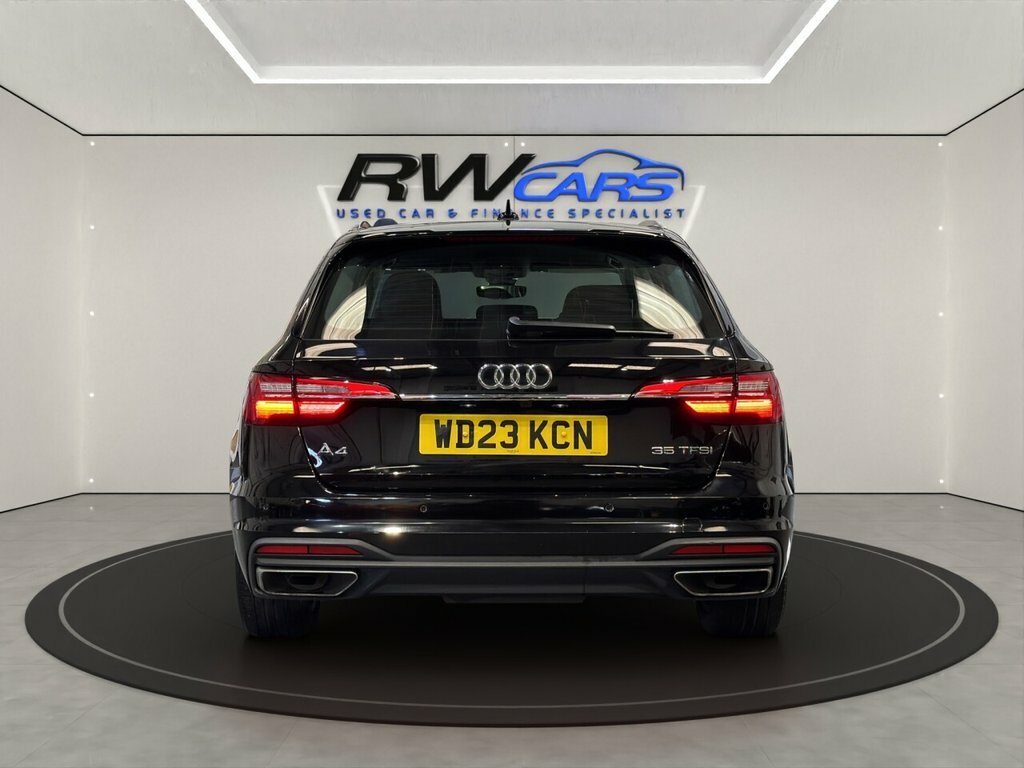 Audi A4 Avant Estate Black #3