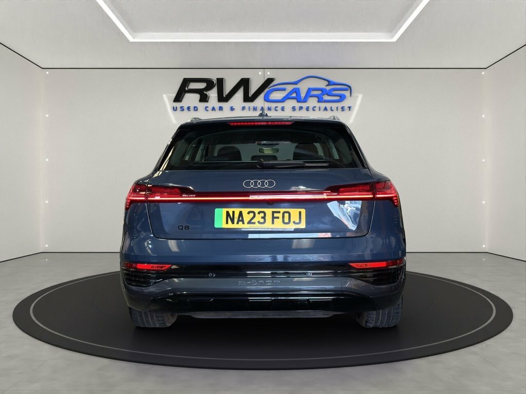 Audi Q8 e tron Suv Blue #4
