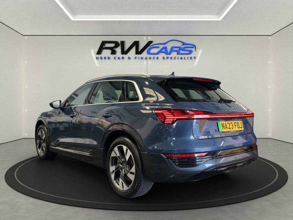Audi Q8 e tron Suv Blue #3